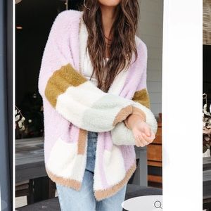 Vici Elisabetta soft knit pocketed open front cardigan